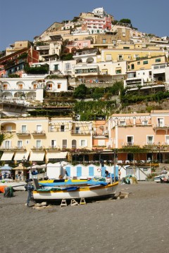 Positano, Amalfikysten, Sør-Italia, Italia