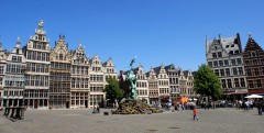 Grote Markt, Antwerpen, Flandern, Belgia