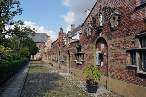 Beguinage, Antwerpen, Flandern, Belgia