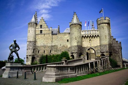 Het Steen, Antwerpen, Flandern, Belgia