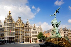 Grote Markt, Antwerpen, Flandern, Belgia