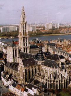 Katedral, Grote Markt, Antwerpen, Flandern, Belgia