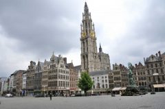 Laugshus, kjøpmannshus, Grote Markt, Antwerpen, Flandern, Belgia