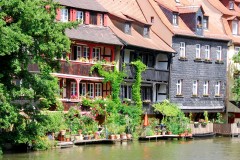 Klein Venedig, Altstadt, Bamberg, Sør-Tyskland, Tyskland