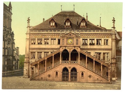 Rathaus, Altstadt, Bern, Nord-Sveits, Sveits 