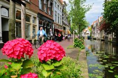  Voldersgracht, kanal, Delft, Zuid-Holland, Sør-Nederland, Nederland