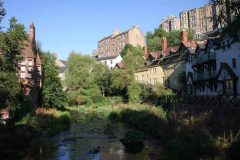 Dean Village, Edinburgh, Skottland, Storbritannia