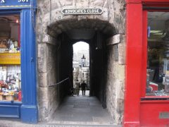 Advocate's Close, The Royal Mile, Edinburgh, Skottland, Storbritannia