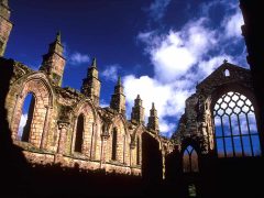 Holyrood Abbey, The Royal Mile, Edinburgh, Skottland, Storbritannia