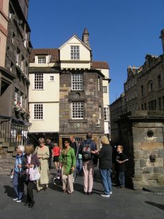 John Knox House, The Royal Mile, Edinburgh, Skottland, Storbritannia