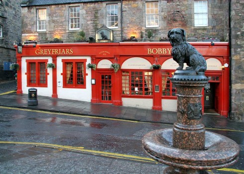 Greyfriars Bobby's Bar, Edinburgh, Skottland, Storbritannia