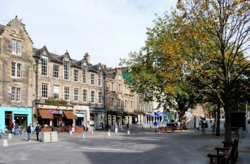 Grassmarket, Edinburgh, Skottland, Storbritannia