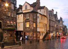 John Knox House, The Royal Mile, Old Town, Edinburgh, Skottland, Storbritannia