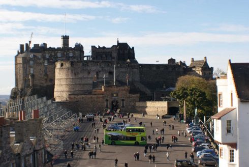 Castle, Edinburgh, Skottland, Storbritannia