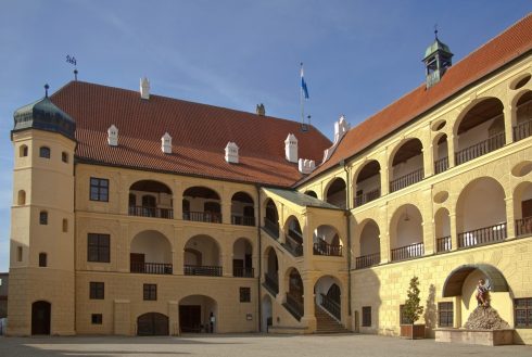 Landshut, Bayern, Altstadt, Neustadt, barokk, Historisk, Middelalder, Markt, Burg Trausnitz, Sør-Tyskland, Tyskland