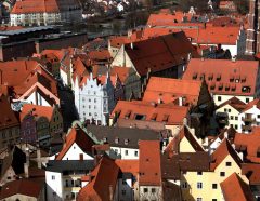 Landshut, Bayern, Altstadt, Neustadt, barokk, Historisk, Middelalder, Markt, Burg Trausnitz, Sør-Tyskland, Tyskland