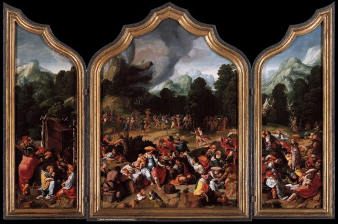 Lucas van Leyden, triptych (tredelt altertavle) 