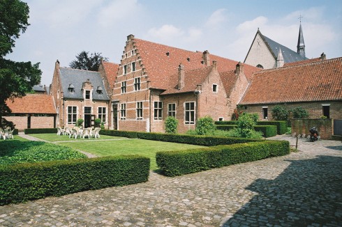 Groot Bégijnhof, Leuven, Flandern, Belgia