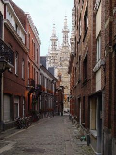 Stadthuis, Eikstraat, Leuven, Flandern, Belgia