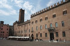 Piazza Sordello, Mantova, Lombardia, Nord-Italia, Italia 