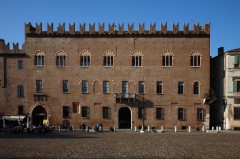 Palazzo Bonacolsi, Palazzo Bonacolsi, Mantova, Lombardia, Nord-Italia, Italia 