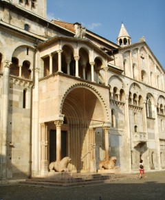 Duomo, Porta Regia, Piazza Grande, Modena, Emilia Romagna, Nord-Italia, Italia