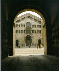 Duomo, fasade, Parma, Emilia Romagna, Nord-Italia, Italia 