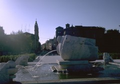 Piazzale Santa Croce, Parma, Emilia Romagna, Nord-Italia, Italia 