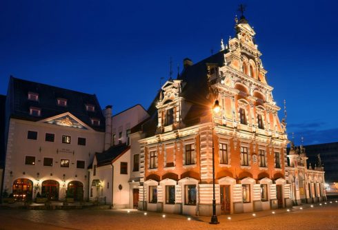 Rådhus, Riga, gamleby, Unesco Verdensarven, Latvia, Baltikum