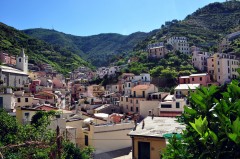 Riomaggiore, Cinque Terre, Liguria, Nord-Italia, Italia