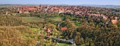 Dobbeltbrücke, Rothenburg ob der Tauber, Bayern, Sør-Tyskland, Tyskland