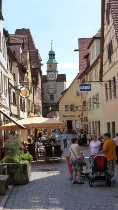 Röderbogen, Rothenburg ob der Tauber, Bayern, Sør-Tyskland, Tyskland