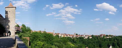 Rothenburg ob der Tauber, Bayern, Sør-Tyskland, Tyskland