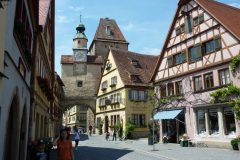 Marcusturm, Rothenburg ob der Tauber, Bayern, Sør-Tyskland, Tyskland