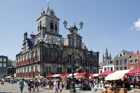 Stadhuis, Markt, Delft, Zuid-Holland, Sør-Nederland, Nederland