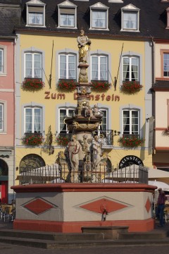 Hauptmarkt, Brunnen, Trier, Vest-Tyskland, Tyskland