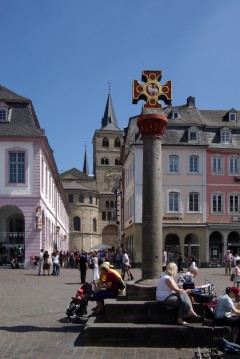 Marktkreutz, Hauptmarkt, Trier, Vest-Tyskland, Tyskland