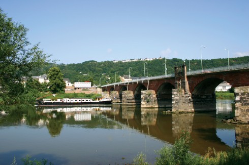 Römerbrücke, Trier, Vest-Tyskland, Tyskland