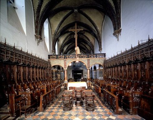 Klosterkirken Sant'Orso, Aosta, Valle d'Aosta, Nord-Italia, Italia