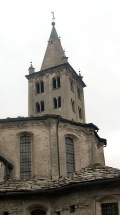 Aostas katedral Santa Maria Assunta, Aosta, Valle d'Aosta, Nord-Italia, Italia