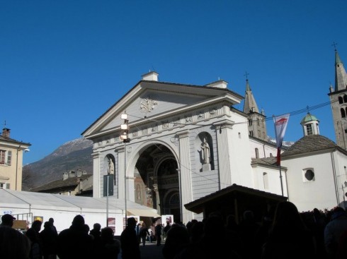 Katedral, Santa Maria Assunta, Aosta, Valle d'Aosta, Nord-Italia, Italia