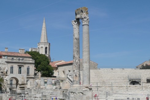 romersk teater, Arles, Provence, Sør-Frankrike, Frankrike