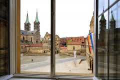  Kaiserdom, Alte Hofhaltung, Altstadt, Bamberg, Sør-Tyskland, Tyskland