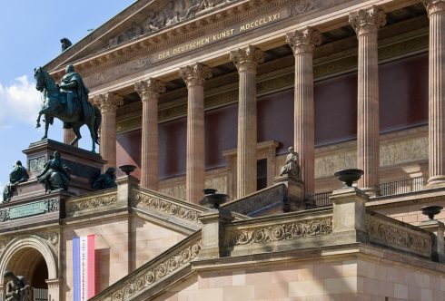 Alte Nationalgalerie, Berlin, Unesco Verdensarv, Museumsinsel, Brandenburger Tor , Øst-Tyskland, Tyskland