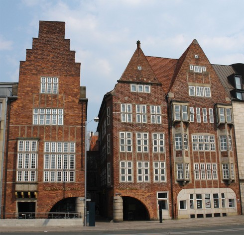 Böttcherstraße, Bremen, Altstadt, Historisk,Middelalder, Marktplatz, Nord-Tyskland, Tyskland