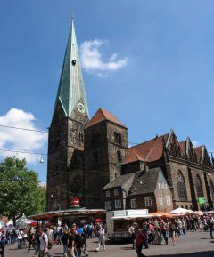 Liebfrauenkirche, Bremen, Unesco, Altstadt, Historisk,Middelalder, Marktplatz, Nord-Tyskland, Tyskland