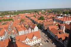 Panorama Altstadt, Celle, Nord-Tyskland, Tyskland