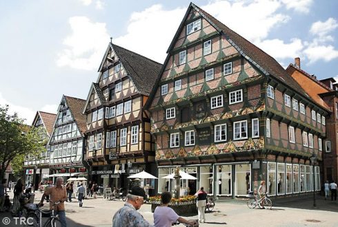 Hoppener-Haus år 1532, Celle, Nord-Tyskland, Tyskland