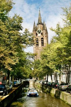 Oude Kerk, Delft, Zuid-Holland, Sør-Nederland, Nederland