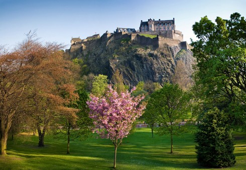 Castle Hill, Edinburgh, Skottland, Storbritannia